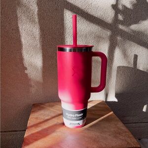 40 oz HydroFlask Tumbler in Watermelon Red Brand New Water Bottle with Straw